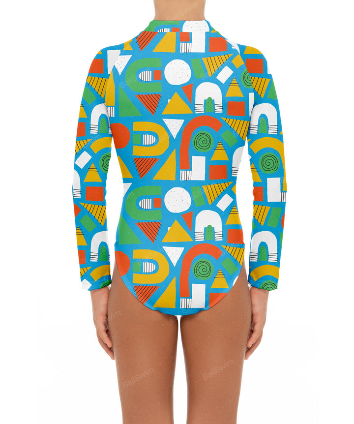 BSGS-RS02 Girl's Rash Guard One Piece