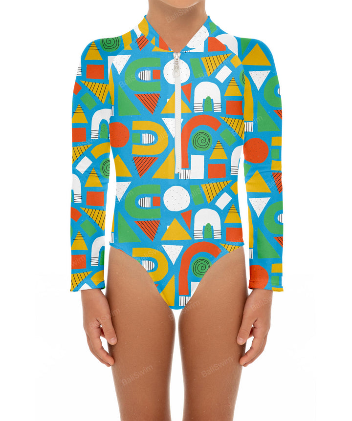 BSGS-RS02 Girl's Rash Guard One Piece