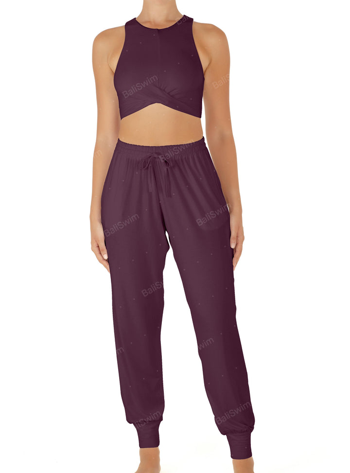 BSWA-T32s Twisted Front Tank Bralette