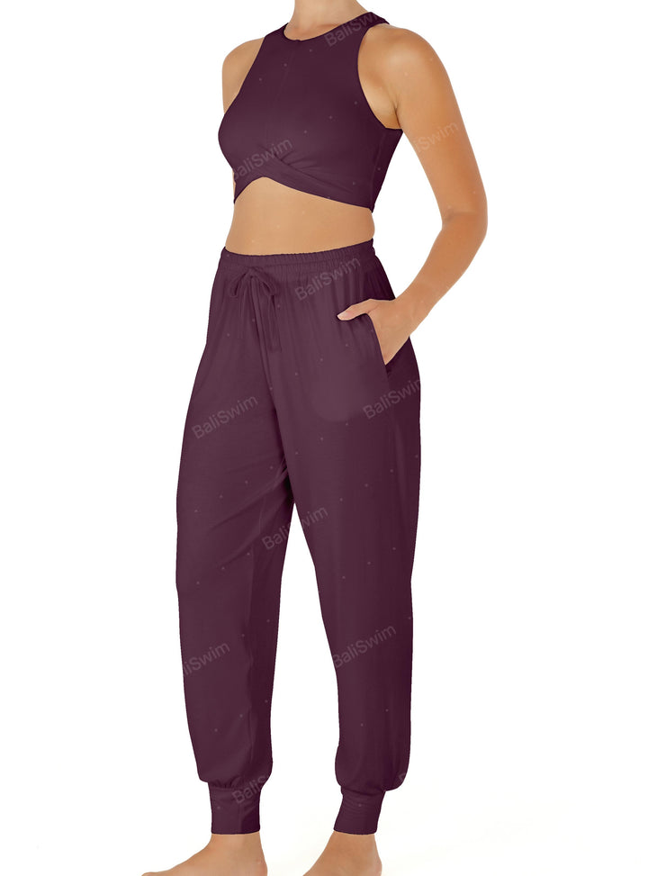 BSWA-T32s Twisted Front Tank Bralette