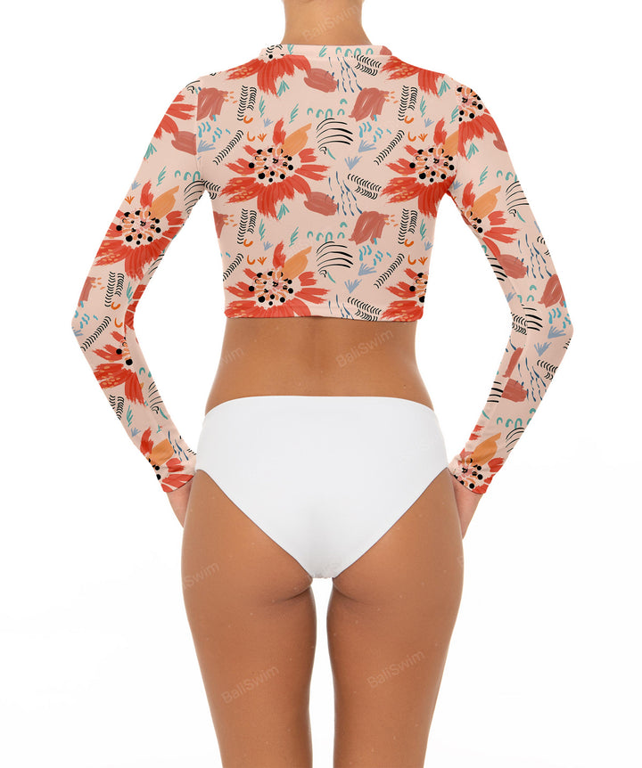BSWS-R04 Long Sleeves Crop Rash Guard