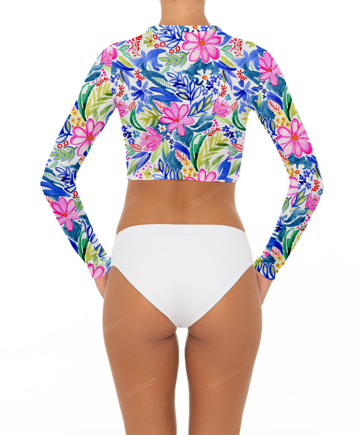 BSWS-R04 Long Sleeves Crop Rash Guard