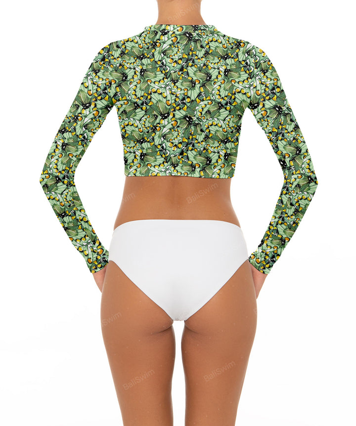 BSWS-R04 Long Sleeves Crop Rash Guard