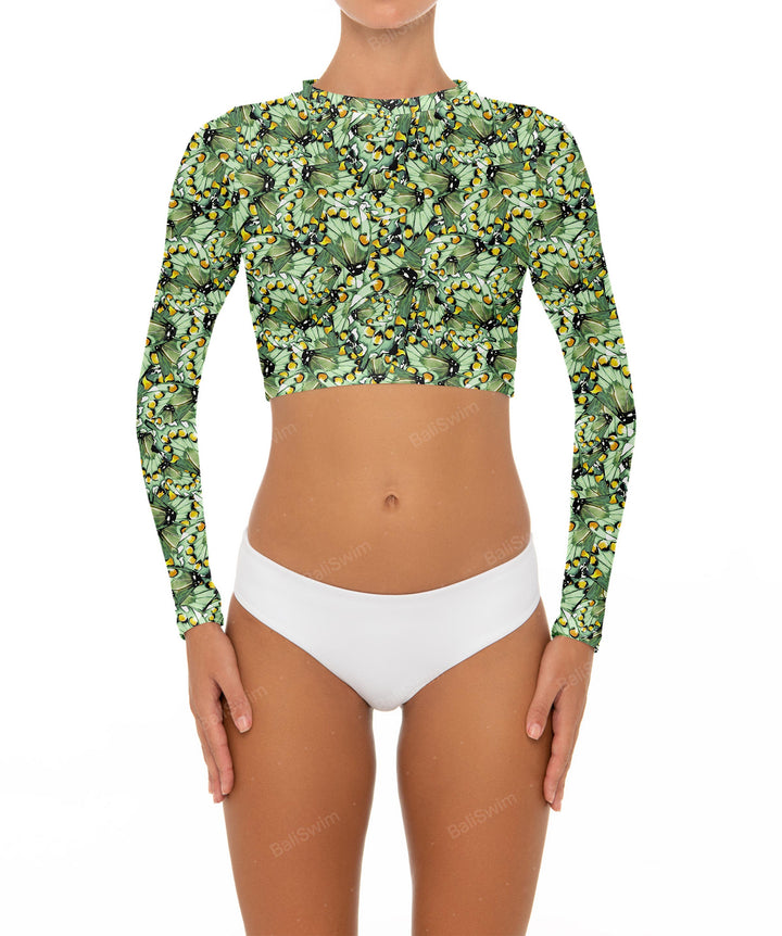 BSWS-R04 Long Sleeves Crop Rash Guard