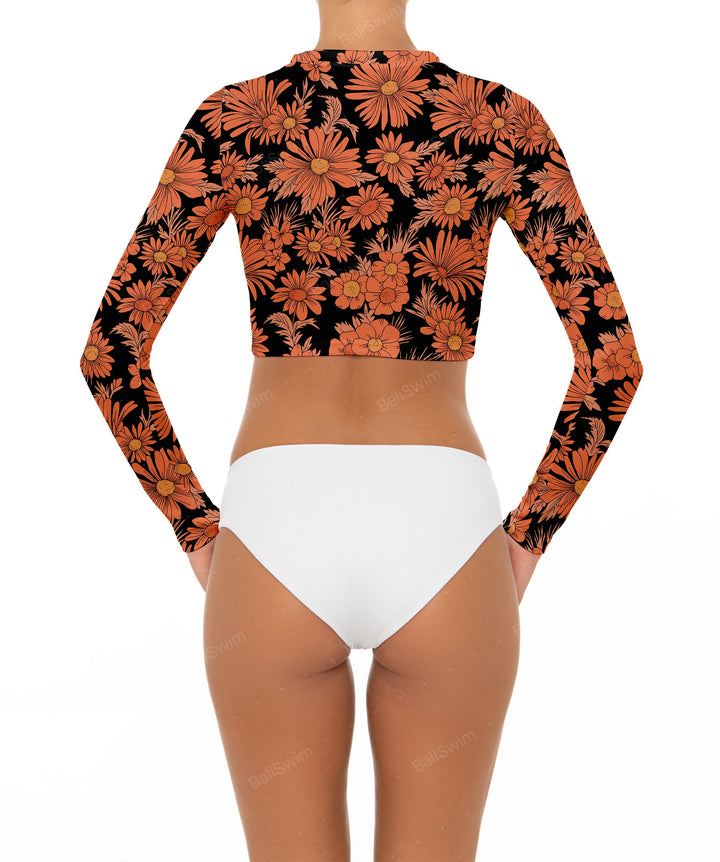 BSWS-R04 Long Sleeves Crop Rash Guard