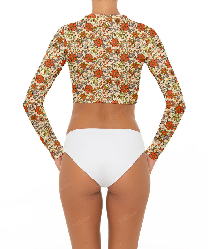 BSWS-R04 Long Sleeves Crop Rash Guard