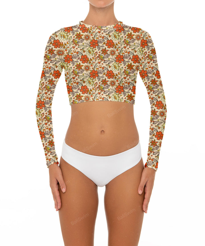 BSWS-R04 Long Sleeves Crop Rash Guard