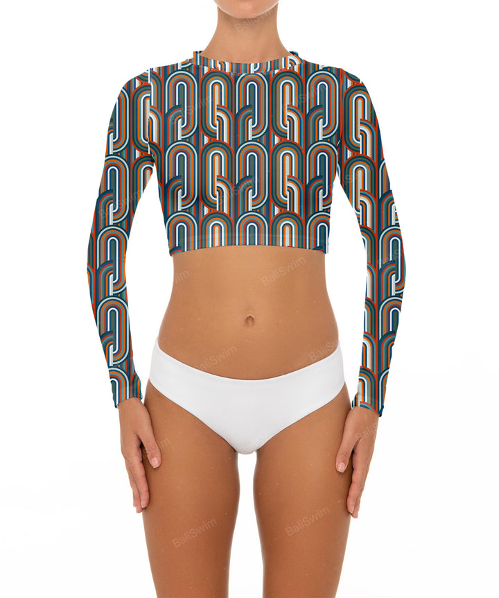 BSWS-R04 Long Sleeves Crop Rash Guard