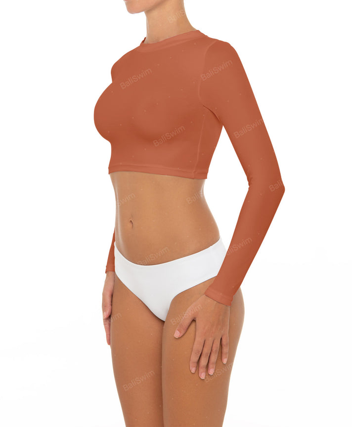 BSWS-R04 Long Sleeves Crop Rash Guard