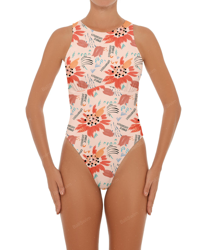 BSWS-R10 One Piece Sleeveless Rash Guard
