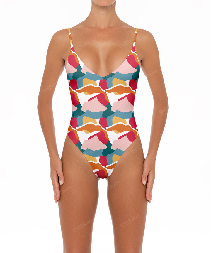 BSWS-S08 V-Neck One Piece