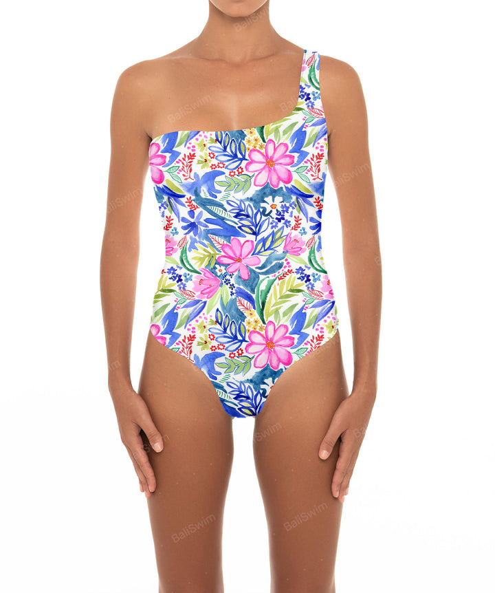BSWS-S16 One Shoulder Swimsuit