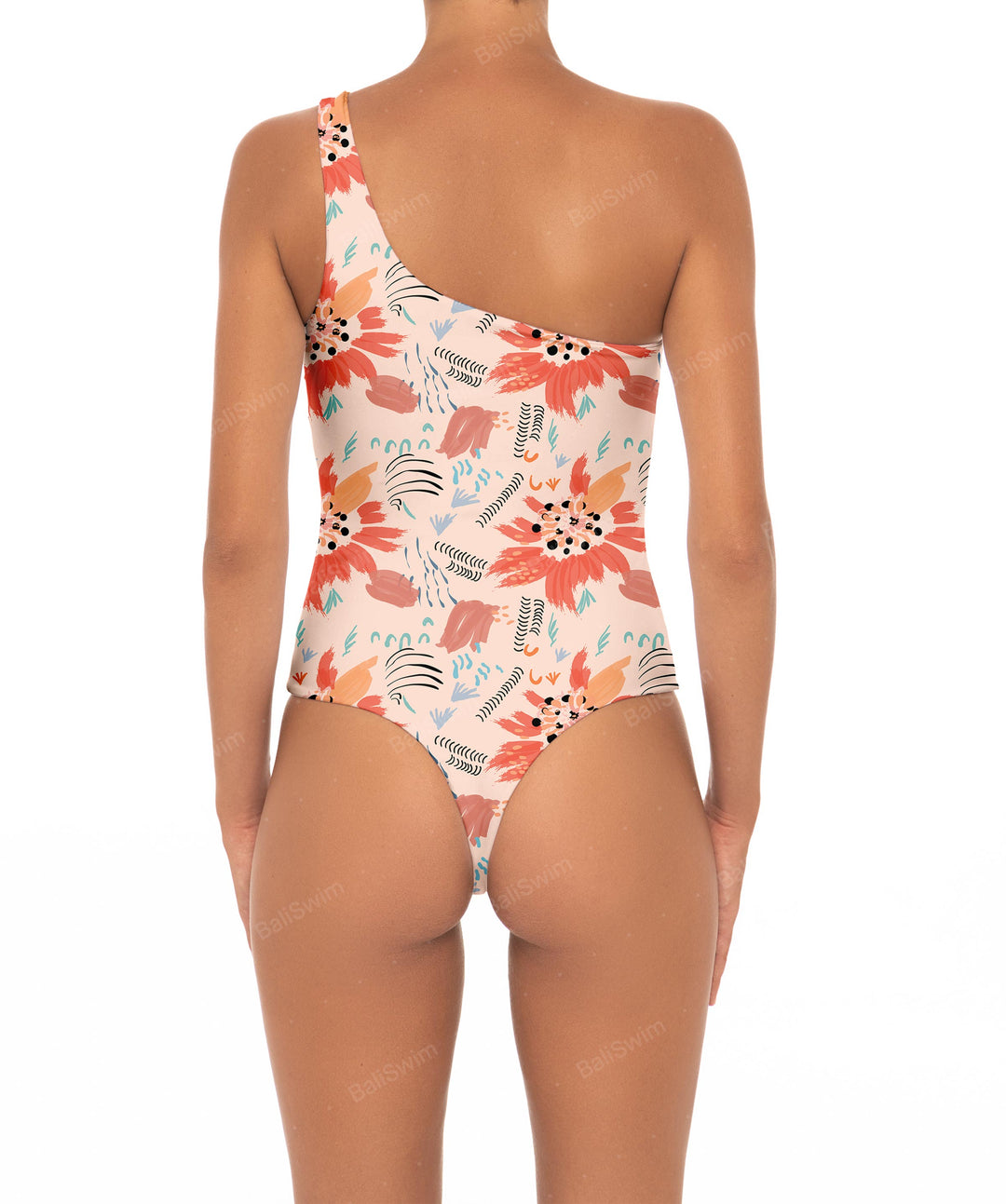 BSWS-S16 One Shoulder Swimsuit