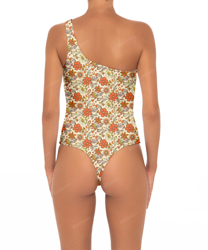 BSWS-S16 One Shoulder Swimsuit