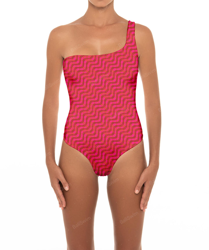 BSWS-S16 One Shoulder Swimsuit