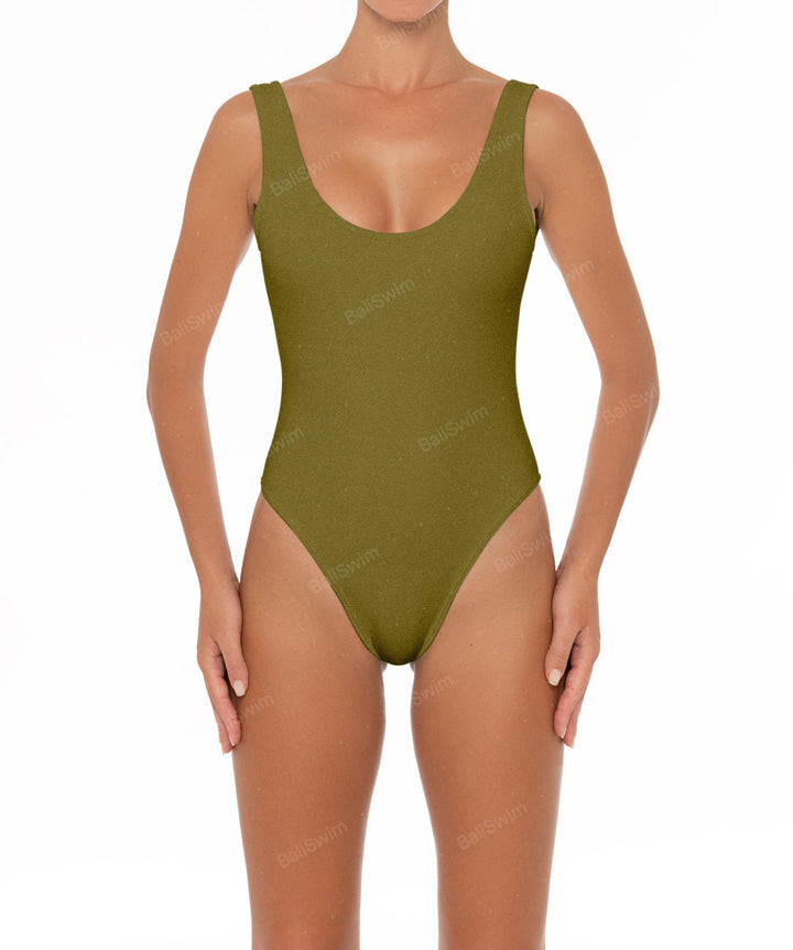 BSWS-S28 Scoop Neck Tank One Piece