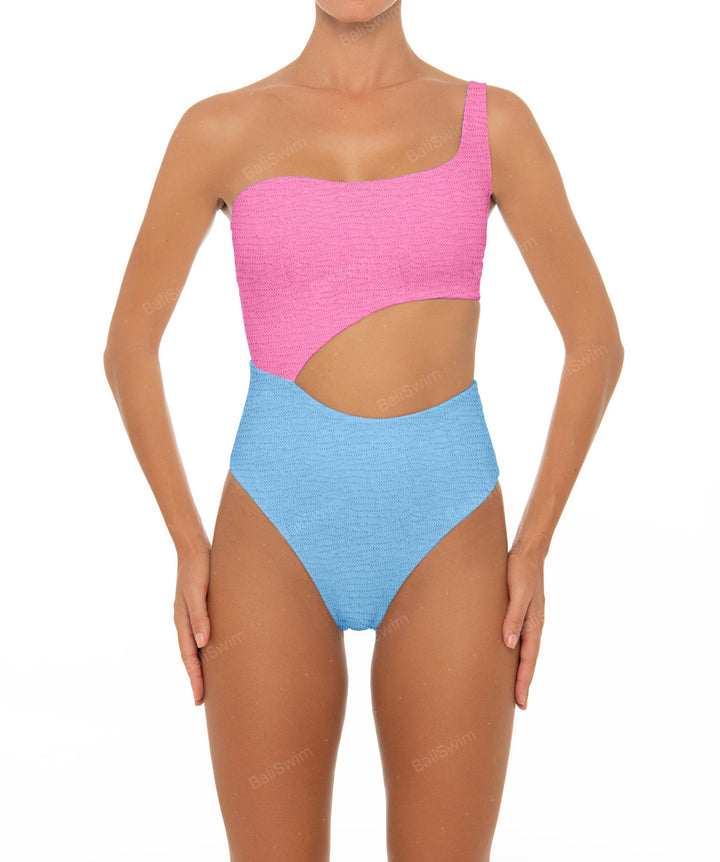 BSWS-S34 One Shoulder Swimsuit