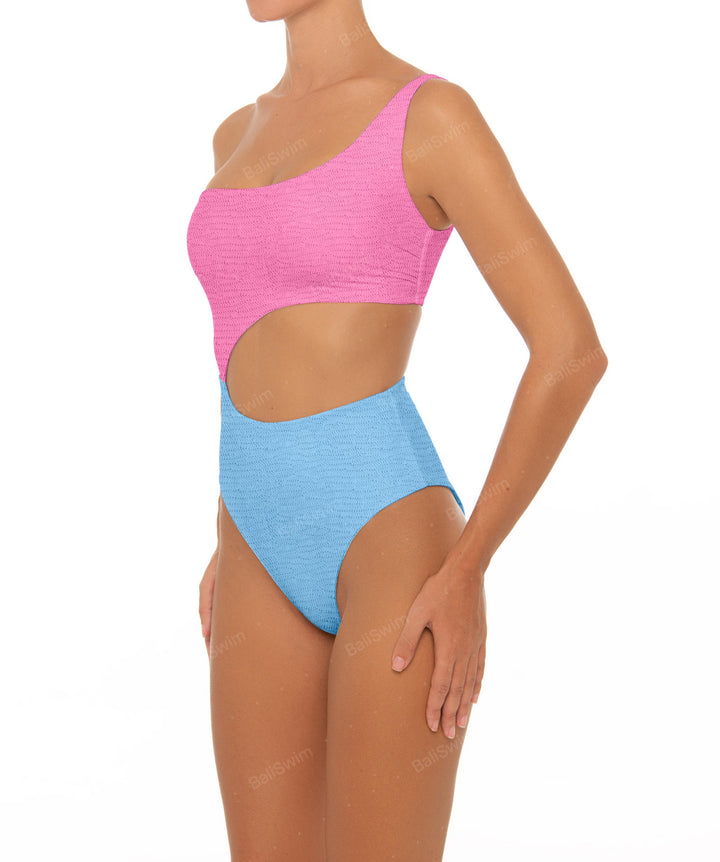 BSWS-S34 One Shoulder Swimsuit