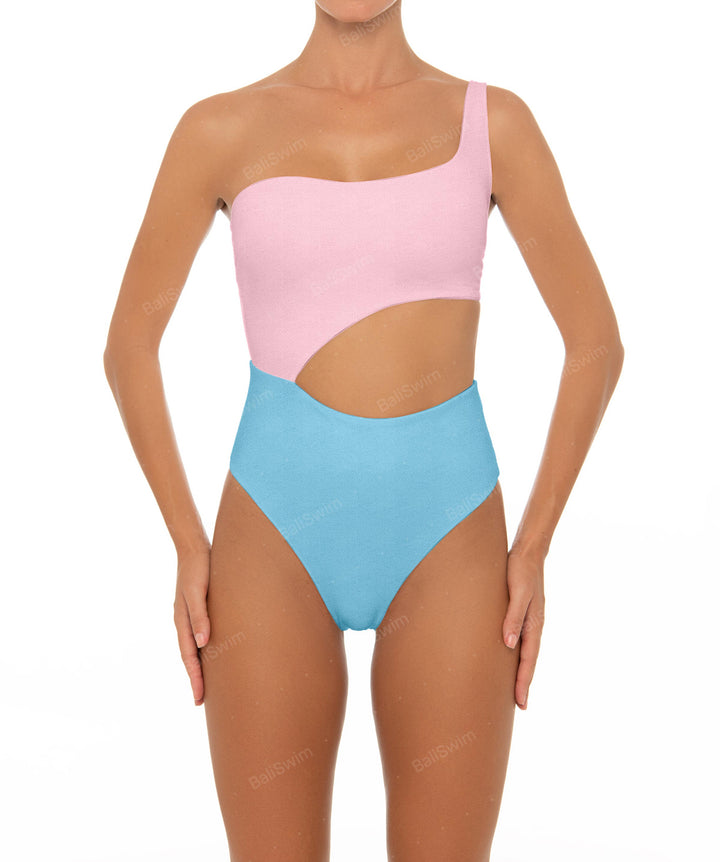 BSWS-S34 One Shoulder Swimsuit
