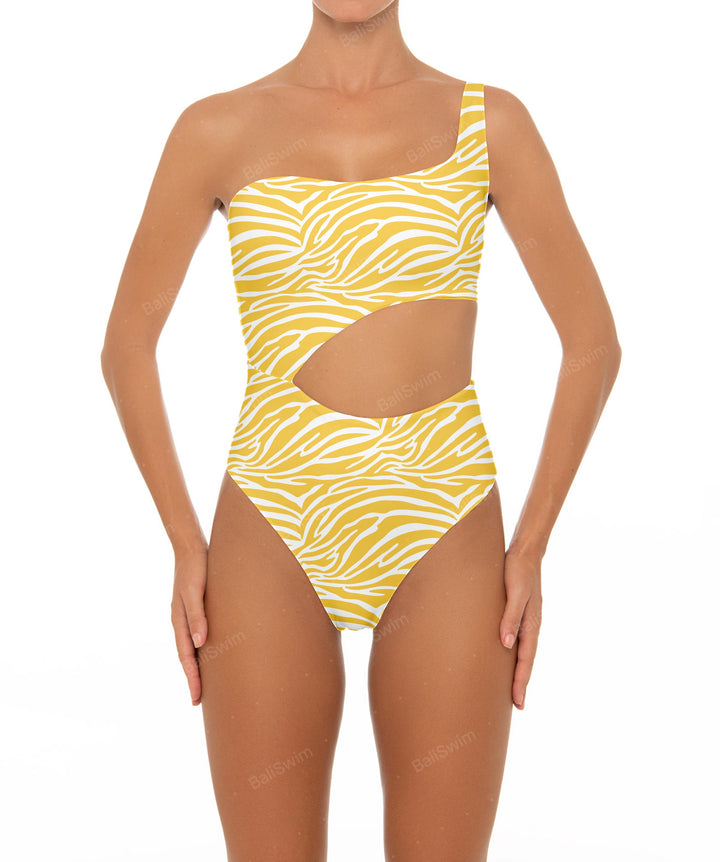 BSWS-S34 One Shoulder Swimsuit