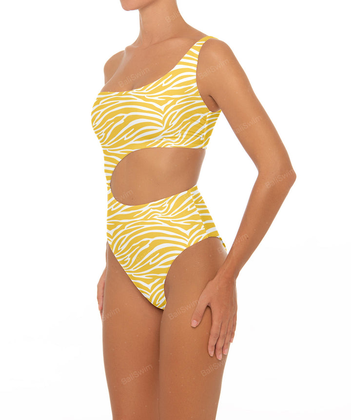 BSWS-S34 One Shoulder Swimsuit