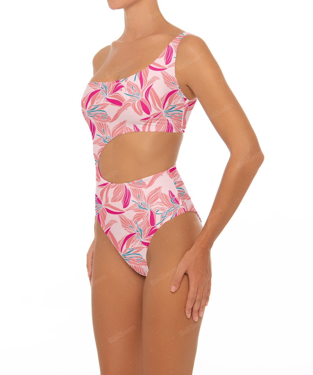 BSWS-S34 One Shoulder Swimsuit