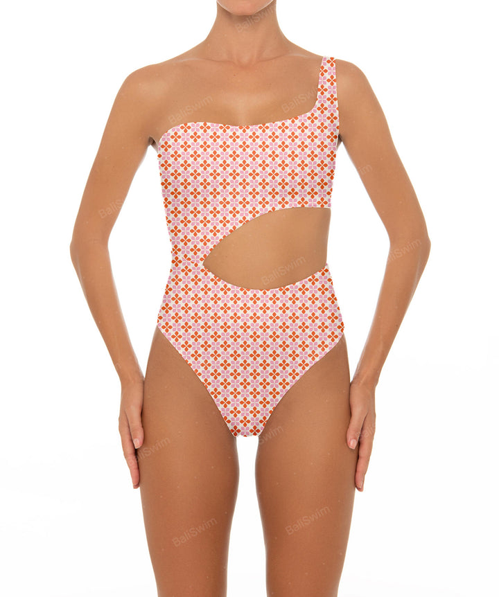 BSWS-S34 One Shoulder Swimsuit
