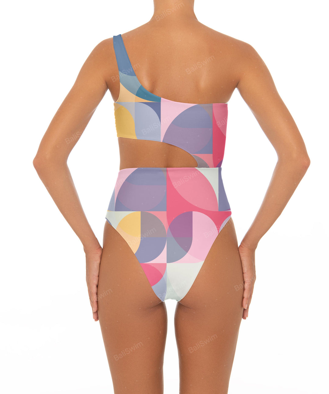 BSWS-S34 One Shoulder Swimsuit