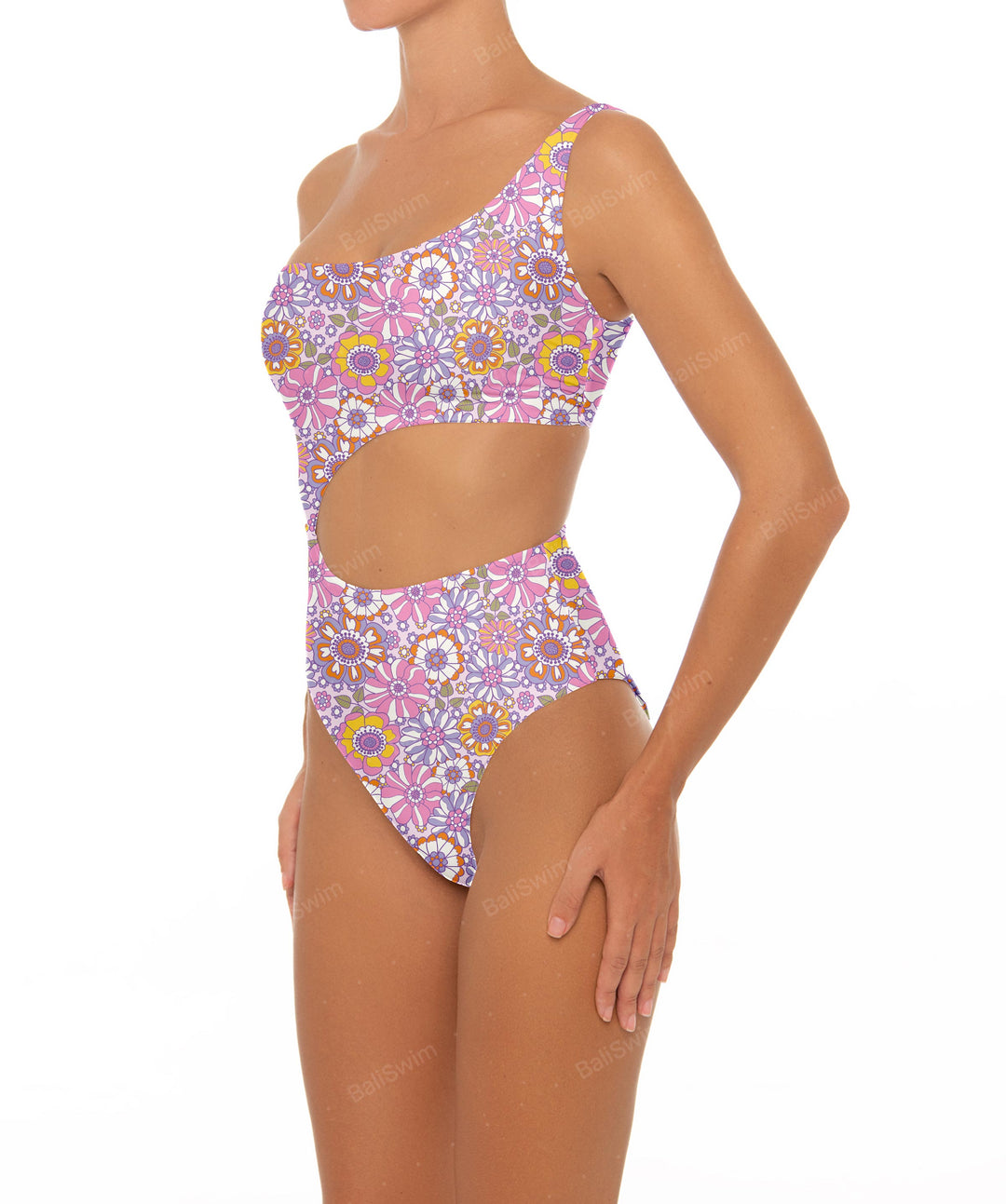 BSWS-S34 One Shoulder Swimsuit