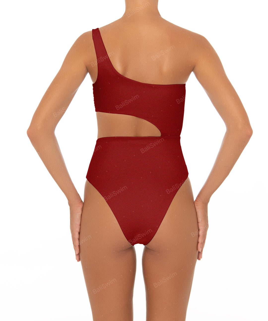 BSWS-S34 Asymmetrical Side Cutout One Piece