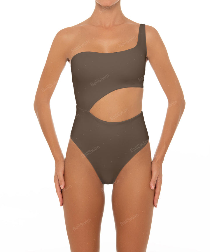 BSWS-S34 One Shoulder Swimsuit