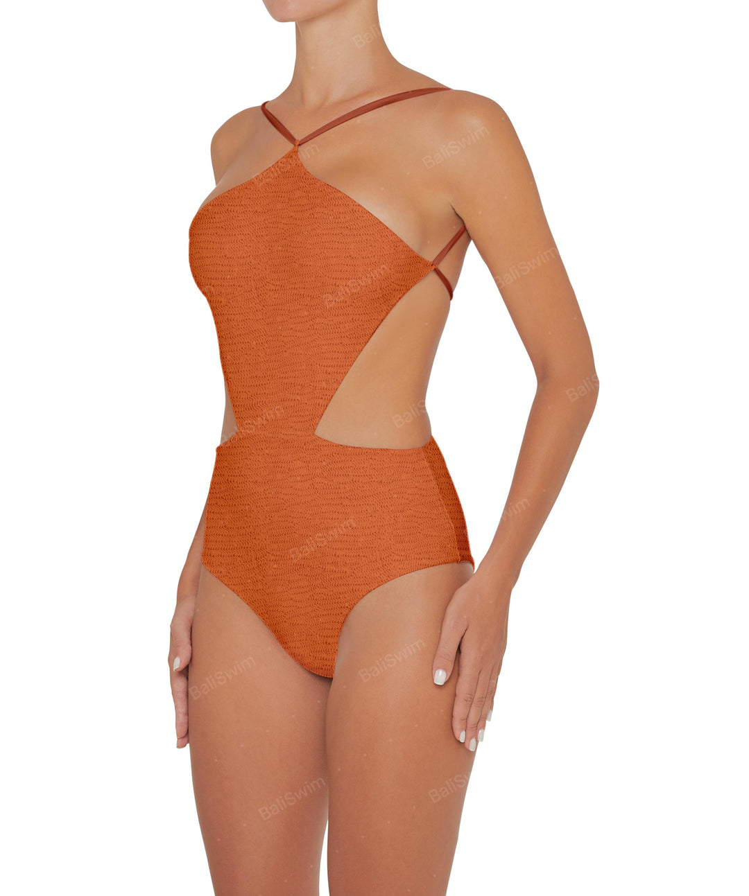 BSWS-S45 Peek a Boo Halter One Piece