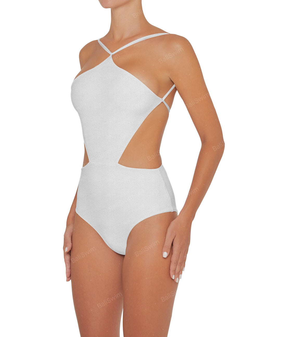 BSWS-S45 Peek a Boo Halter One Piece