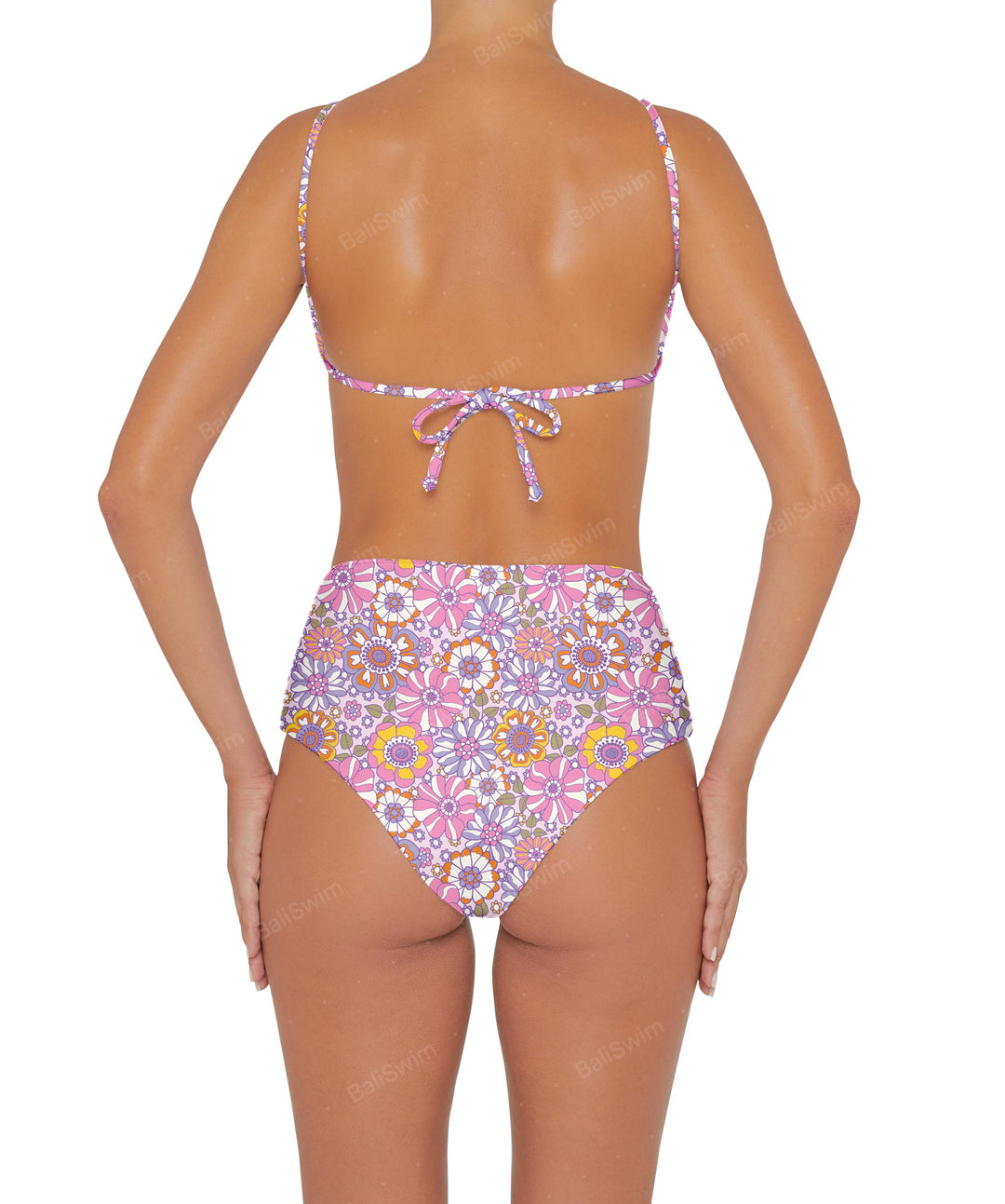 BSWS-S45 Peek a Boo Halter One Piece