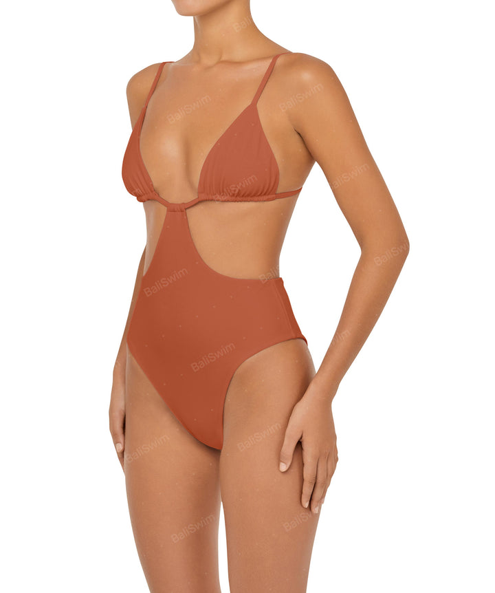 BSWS-S50 Cut Out Triangle Monokini