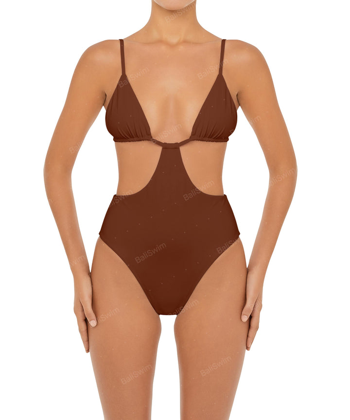 BSWS-S50 Cut Out Triangle Monokini