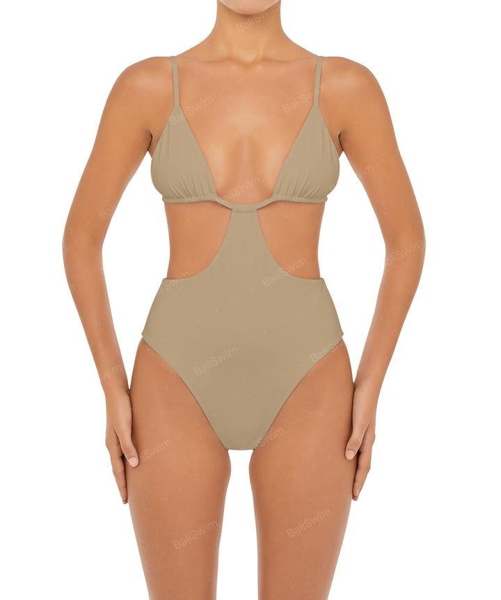 BSWS-S50 Cut Out Triangle Monokini