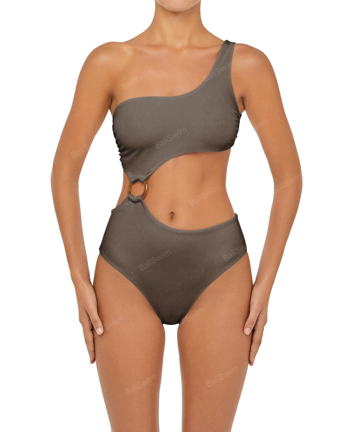 BSWS-S51 Assymetric Cut Out O-Ring Monokini
