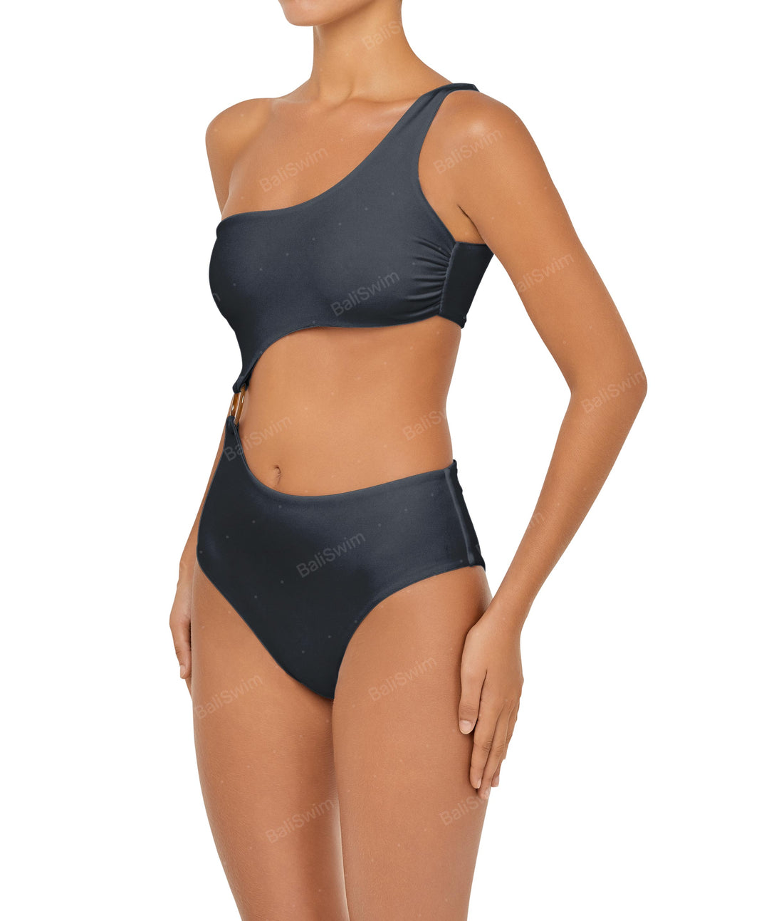 BSWS-S51 Assymetric Cut Out O-Ring Monokini