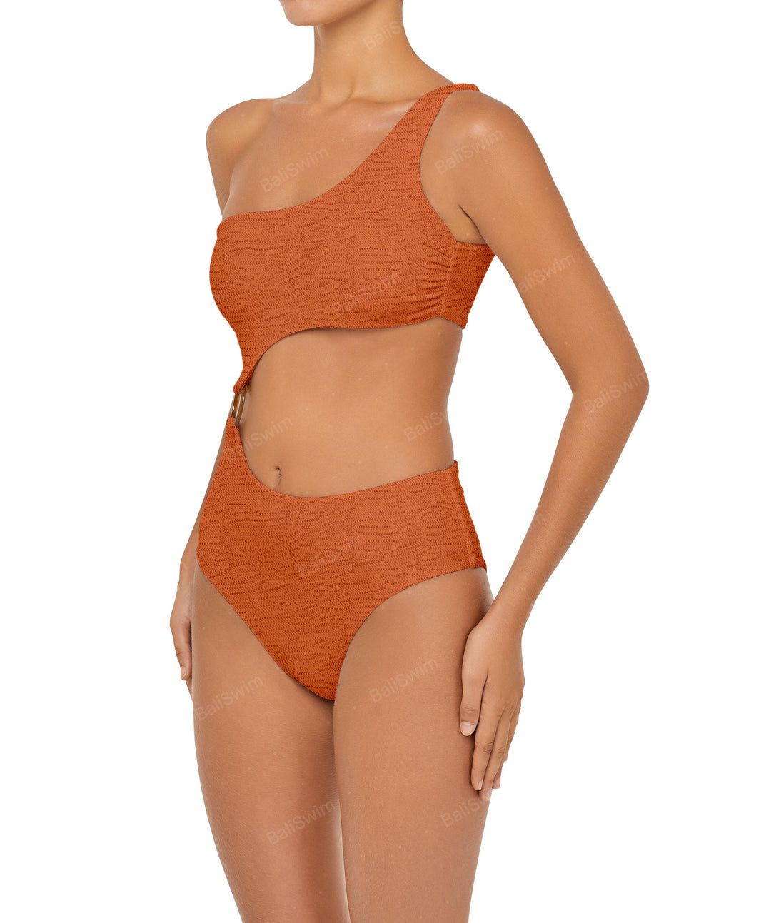 BSWS-S51 Assymetric Cut Out O-Ring Monokini