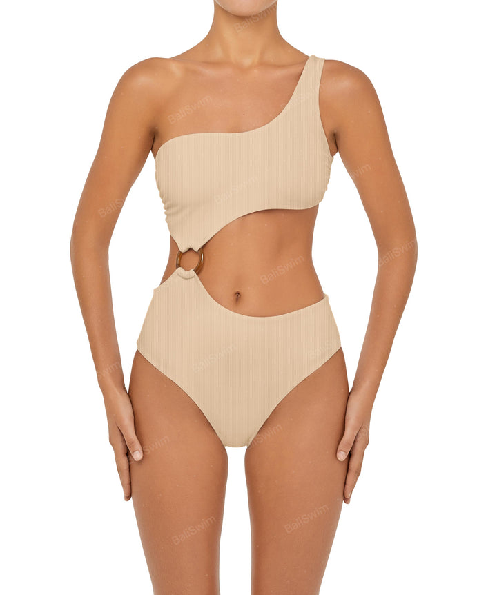 BSWS-S51 Assymetric Cut Out O-Ring Monokini