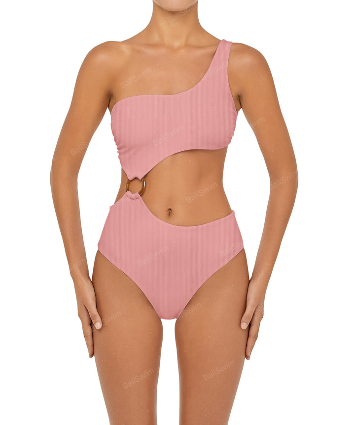 BSWS-S51 Assymetric Cut Out O-Ring Monokini