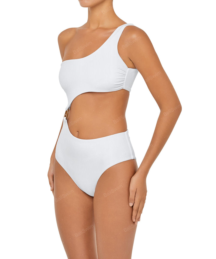 BSWS-S51 Assymetric Cut Out O-Ring Monokini
