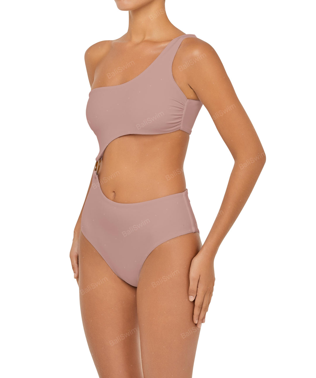 BSWS-S51 Assymetric Cut Out O-Ring Monokini