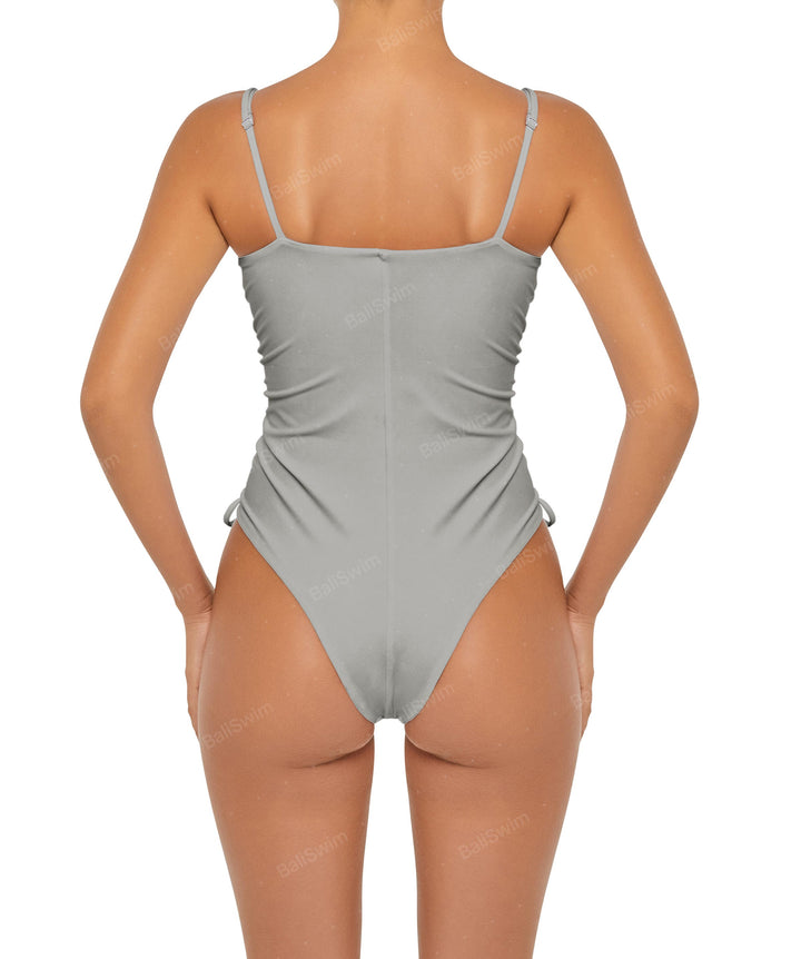 BSWS-S52 Princess Line Ruched One Piece