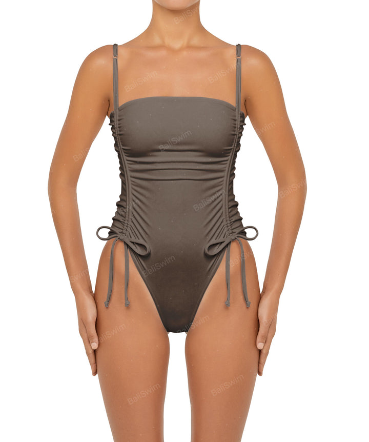 BSWS-S52 Princess Line Ruched One Piece