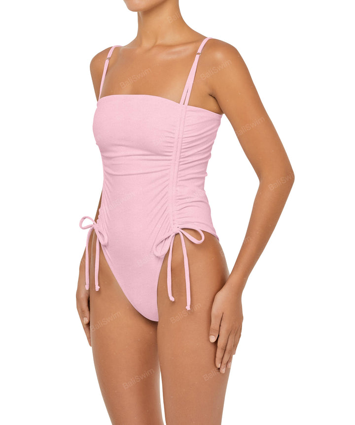 BSWS-S52 Princess Line Ruched One Piece