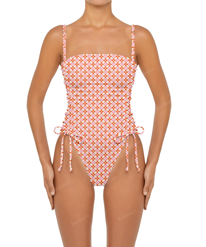 BSWS-S52 Princess Line Ruched One Piece