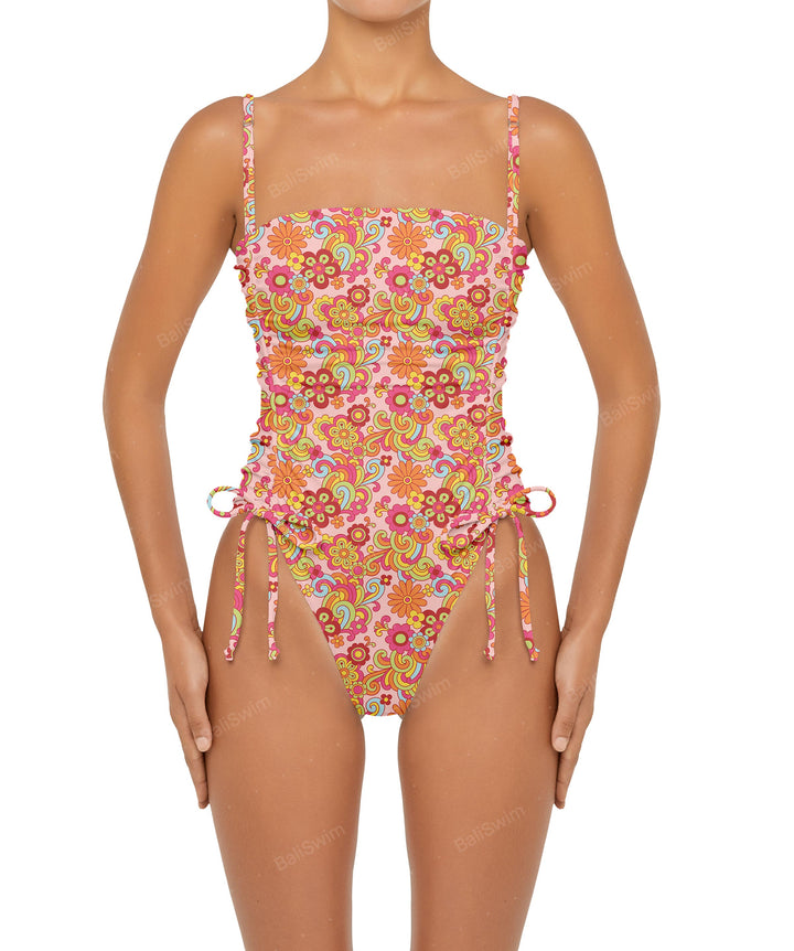 BSWS-S52 Princess Line Ruched One Piece