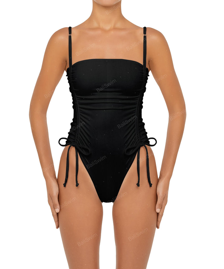 BSWS-S52 Princess Line Ruched One Piece